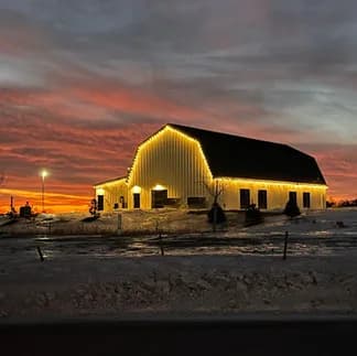 A packed barn photo 2