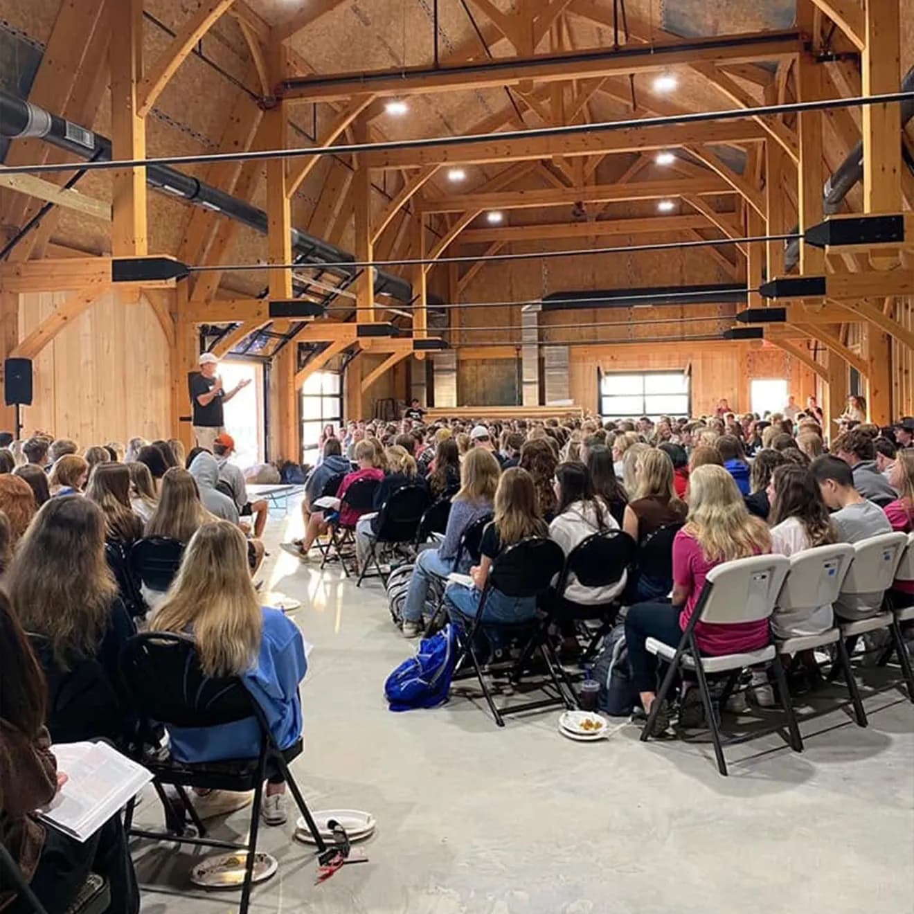 The first Breakfast Club in the new barn, September 30, 2021 (2)